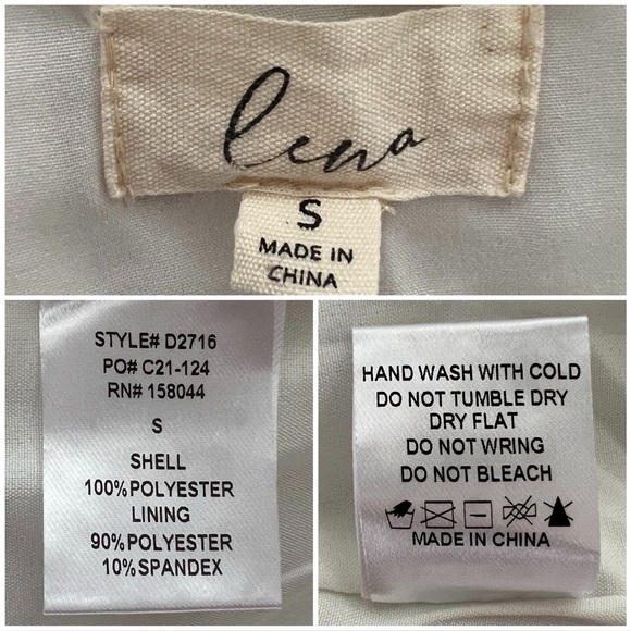 lena Mini Dress Ruffle Collar Short Puff Sleeve Preppy Plaid Green White Small S - Picture 6 of 16